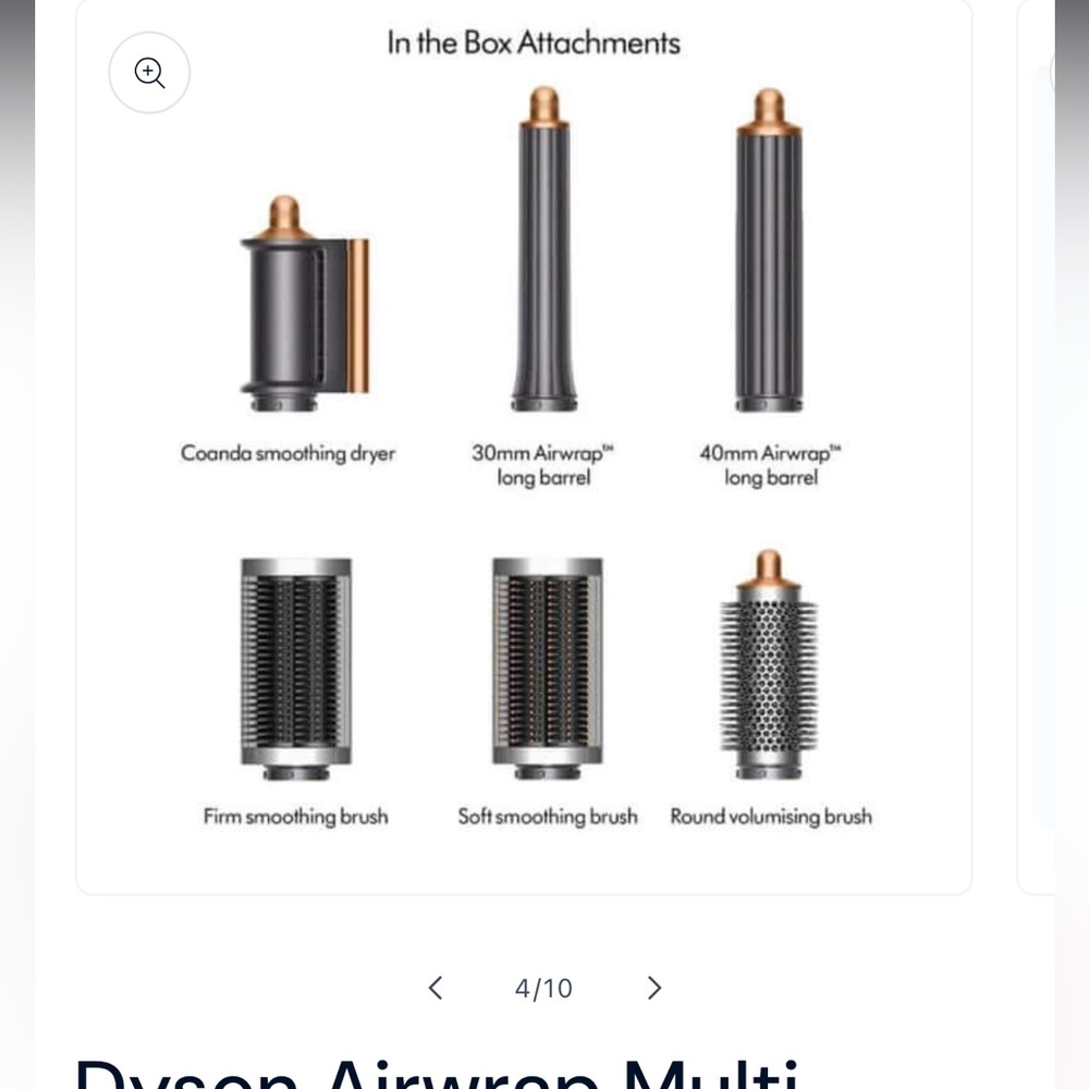 Dyson Airwrap Multi-Styler Complete Long In Nickel/Copper